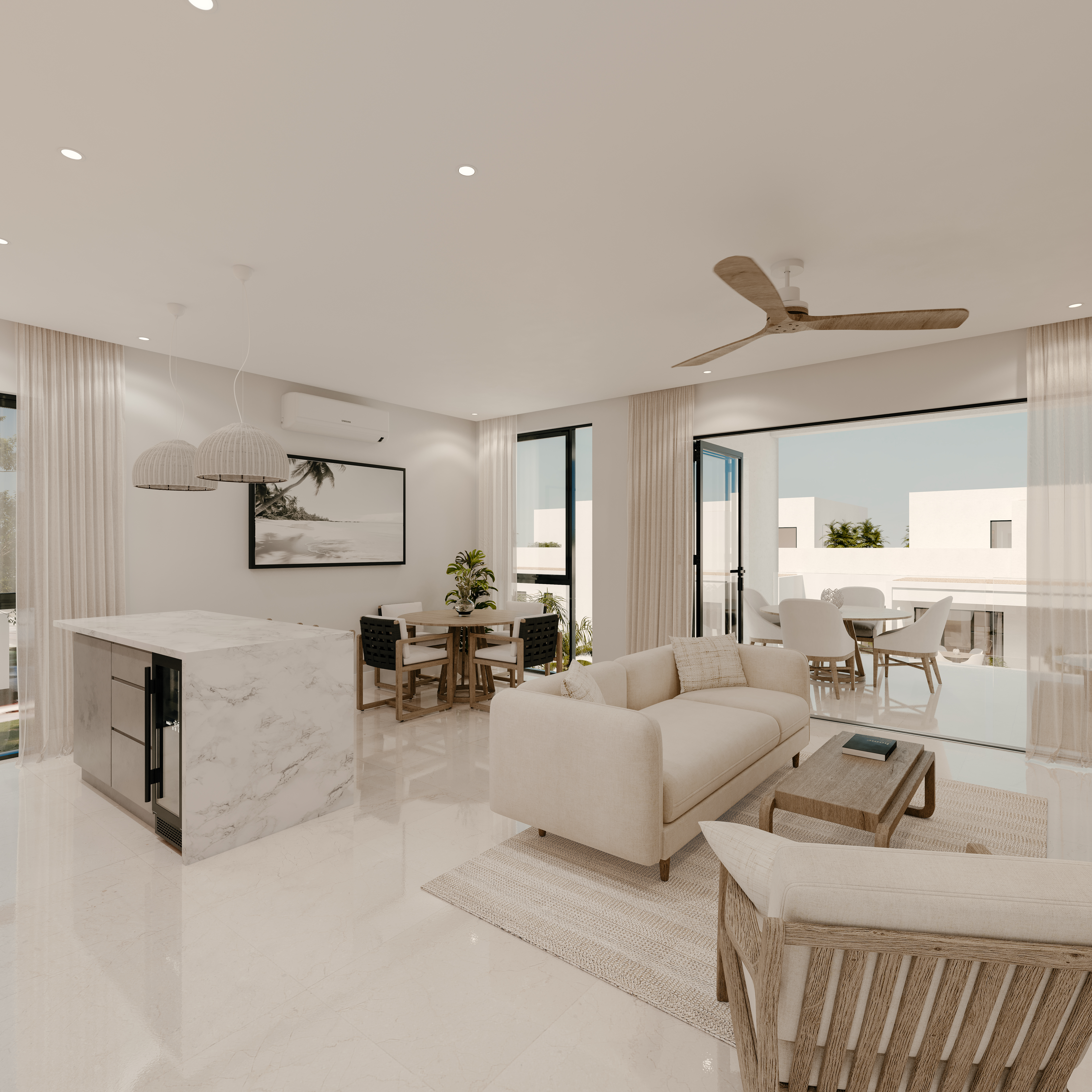 The Fitts Interior Living Area Kitchenette 1 1