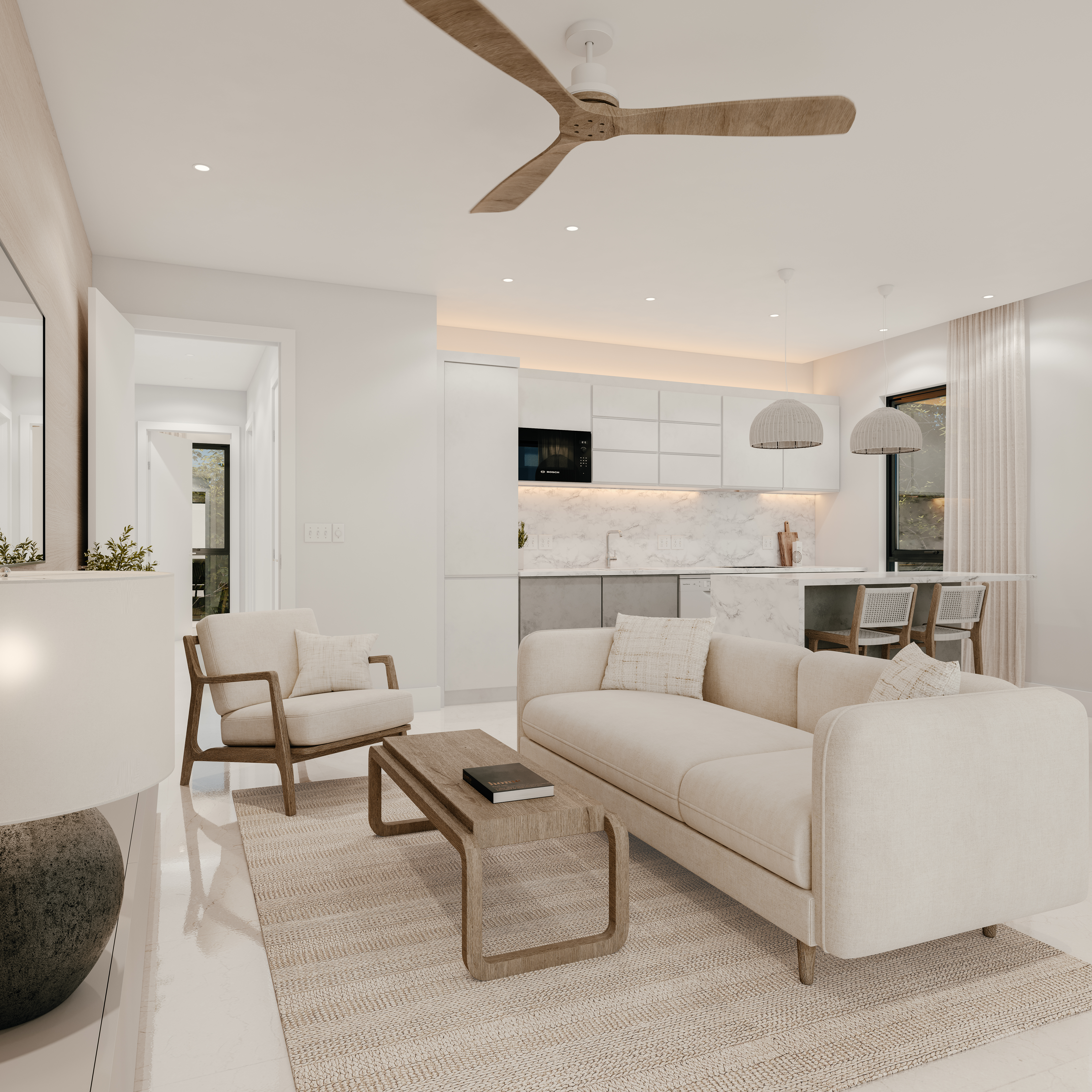 The Fitts Interior Living Area Kitchenette 2