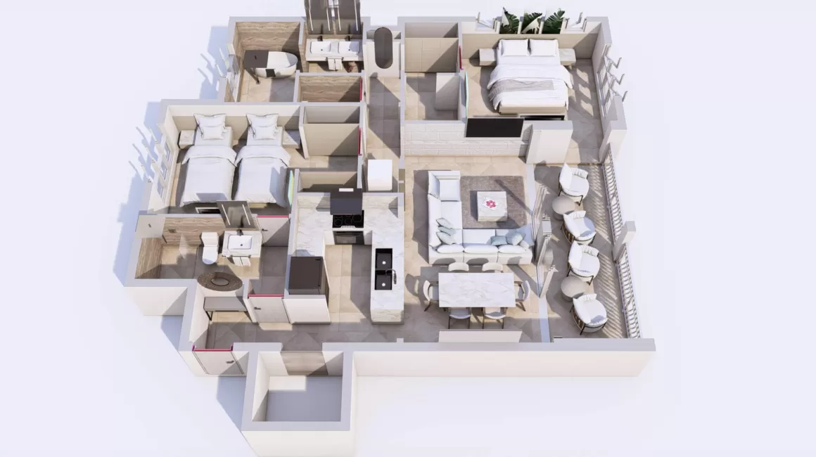3D Floor Plan 2 Bed copy 1160x650 c