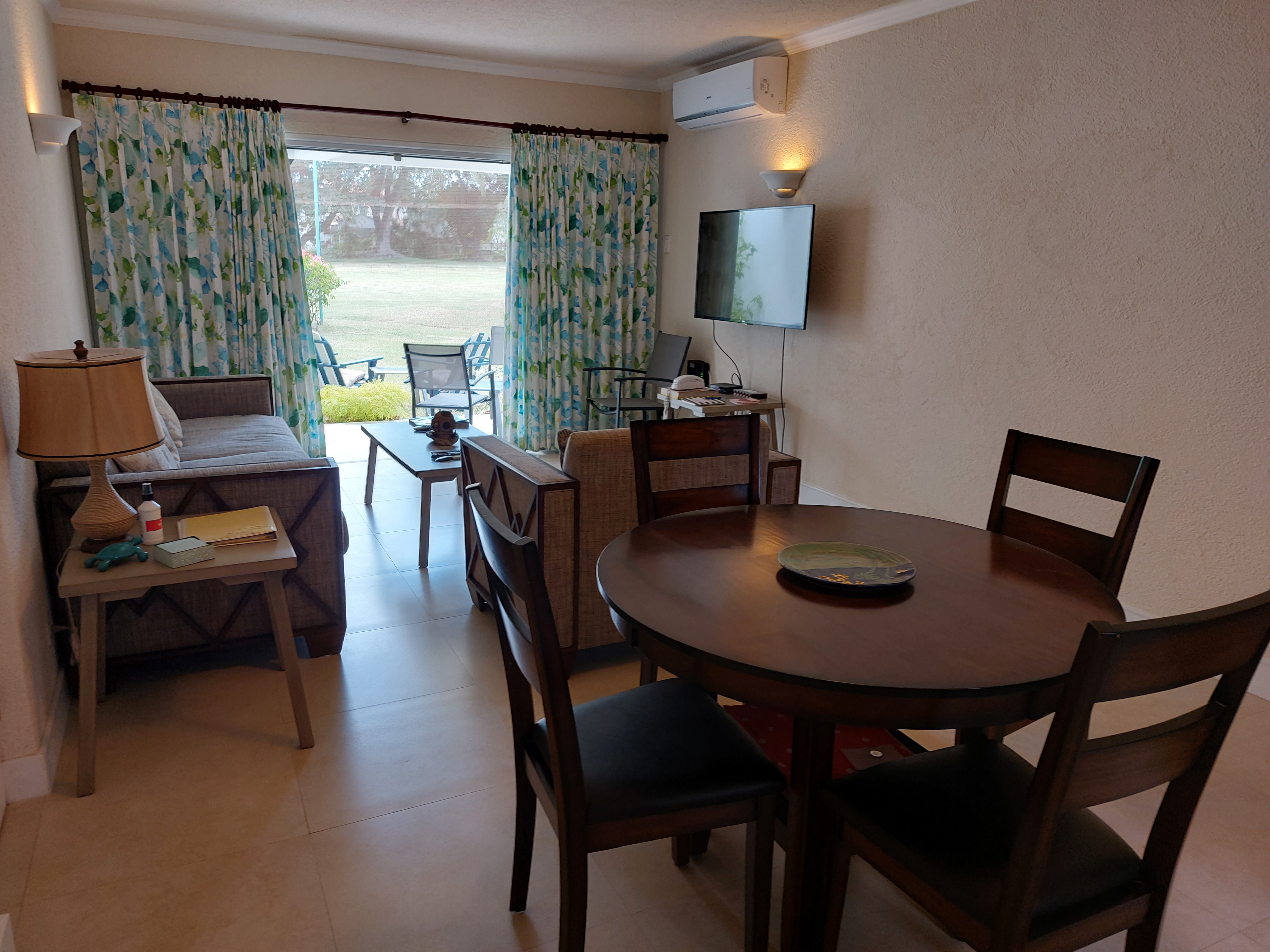 living and dining area